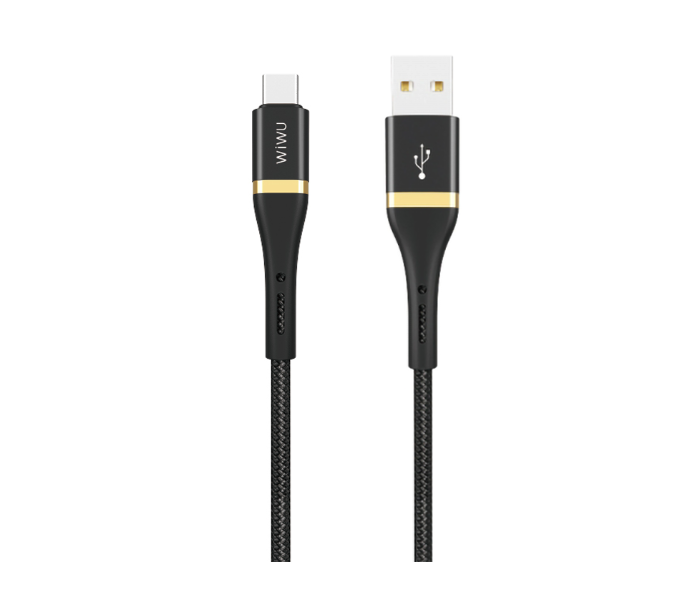 Wiwu ED-10112MB Elite Data Cable Ed-101 USB To Type-C - Black - Zoom Image