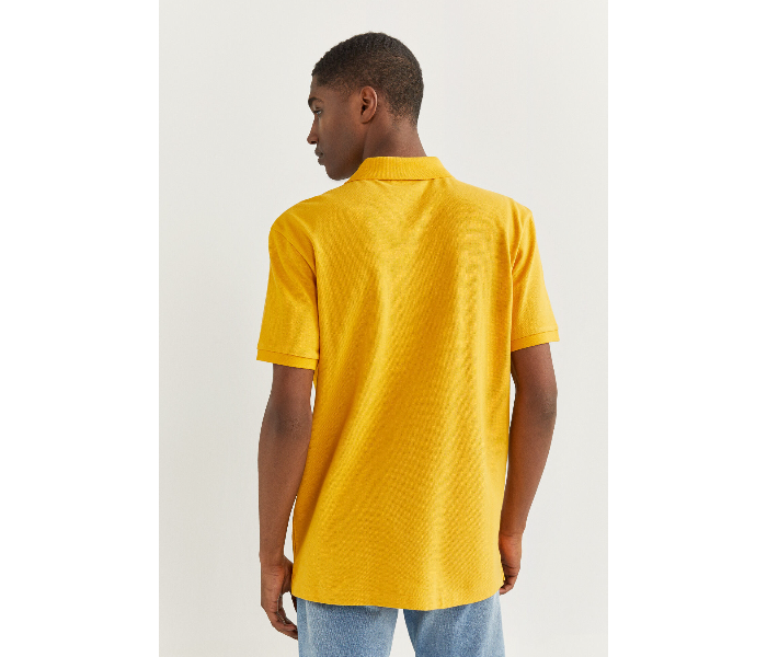 Springfield 855102208 XXXL Basic Polo Shirt for Men - Yellow - Zoom Image 3