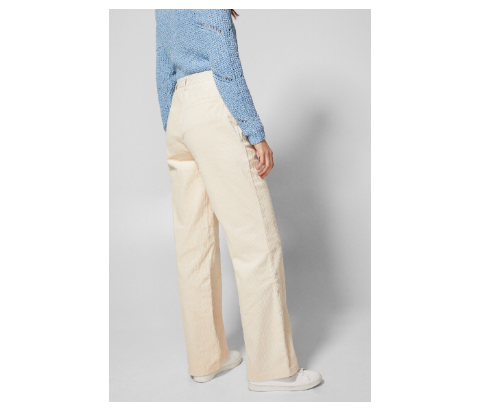 Springfield 683593797 Size 42 Cotton Pant for Women - White - Zoom Image 3