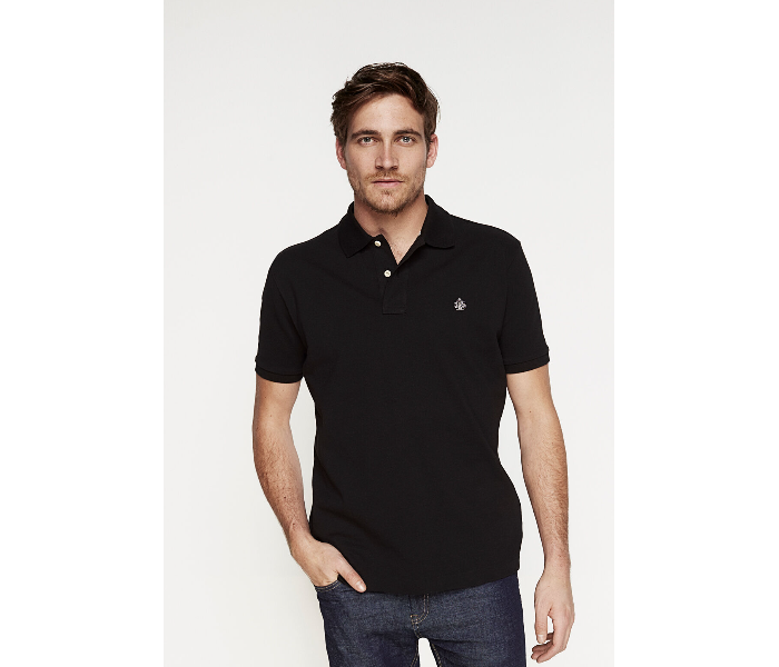 Springfield 855096401 XS Basic Polo Shirt for Men - Black - Zoom Image 1