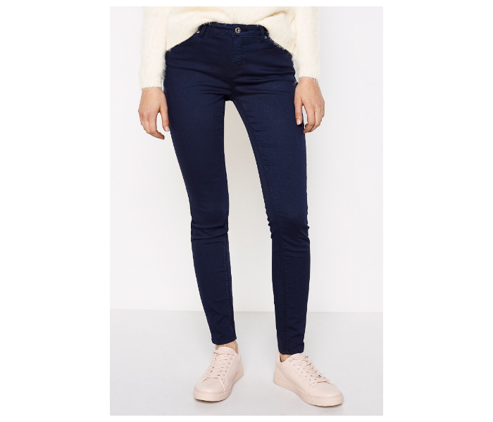 Springfield 683349719 Size 36 Cotton Pant for Women - Blue - Zoom Image 1