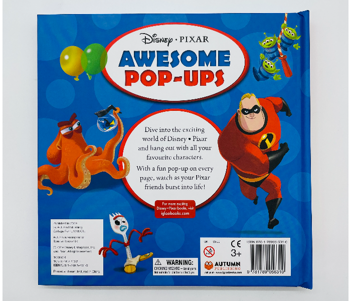 Disney Pixar Awesome Pop-ups Kids Book Published by Igloobooks - Zoom Image 2