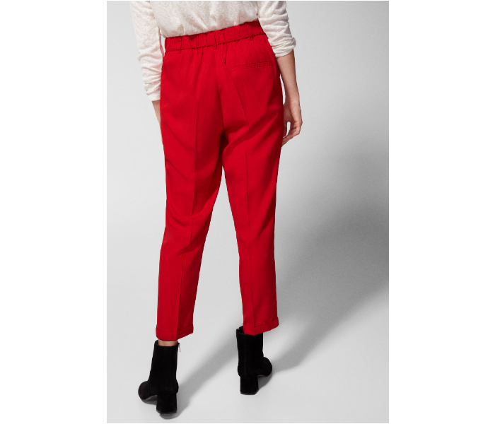 Springfield 683594564 Size 38 Cotton Pant for Women - Red - Zoom Image 3