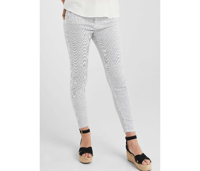 Springfield 683534114 Size 34 Cotton Pant for Women - White - Zoom Image 1