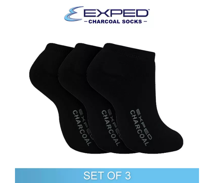 Exped Charcoal 3piece Low Cut Socks -Black - Zoom Image