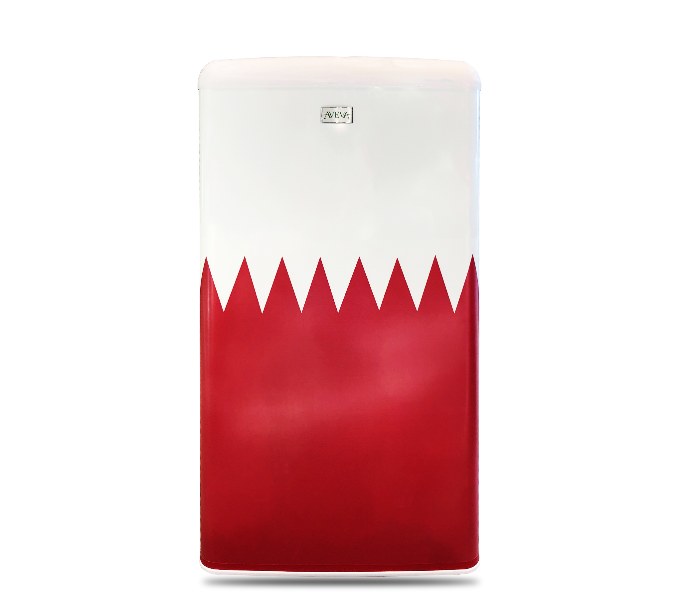 Aveva  BC108LH 106 Liter Refrigerator -Red and White - Zoom Image 1