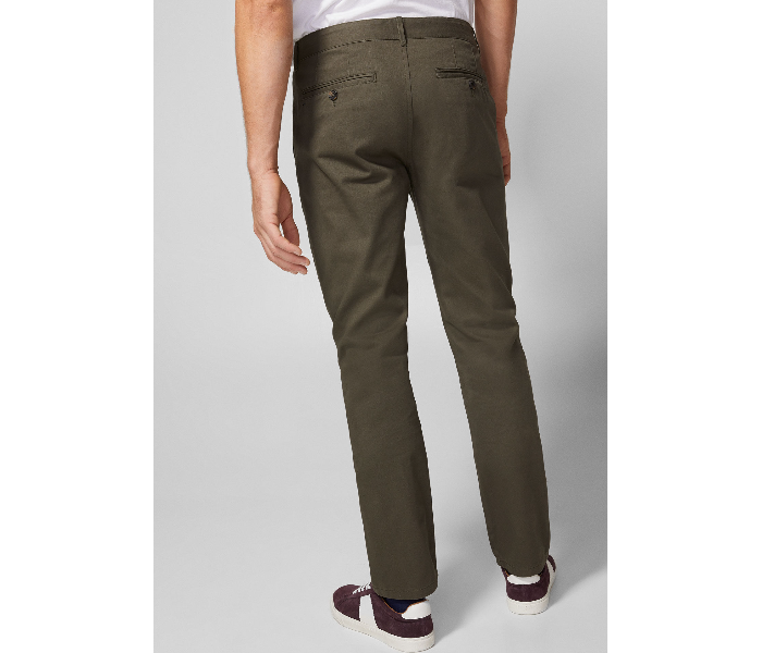 Springfield 155475125 Size 40 Chinos for Men - Green - Zoom Image 3