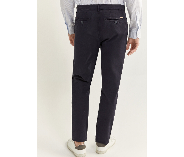 Springfield 155794710 Size 40 Chinos for Men - Navy - Zoom Image 3