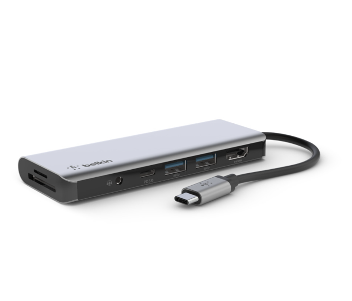 Belkin Connect USB-C 7-in-1 Multiport Hub Adapter - Zoom Image 1