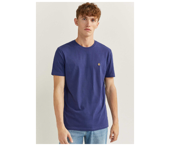 Springfield 712210115 XXL Short Sleeve T-Shirt for Men - Blue - Zoom Image 1