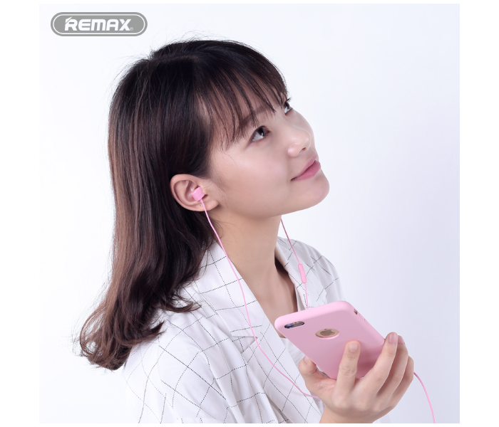 Remax RM-502 Crazy Robot In-Ear Wired Earphone - Pink - Zoom Image 3