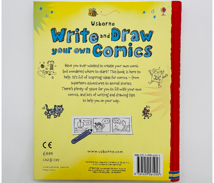 Write and Draw Your Own Comics Book Published by Usborne - Zoom Image 2