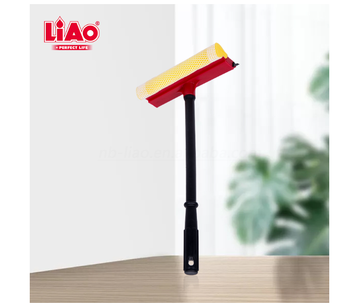 Liao 67414 8 inch Window Cleaner-B130026 - Red and Black - Zoom Image