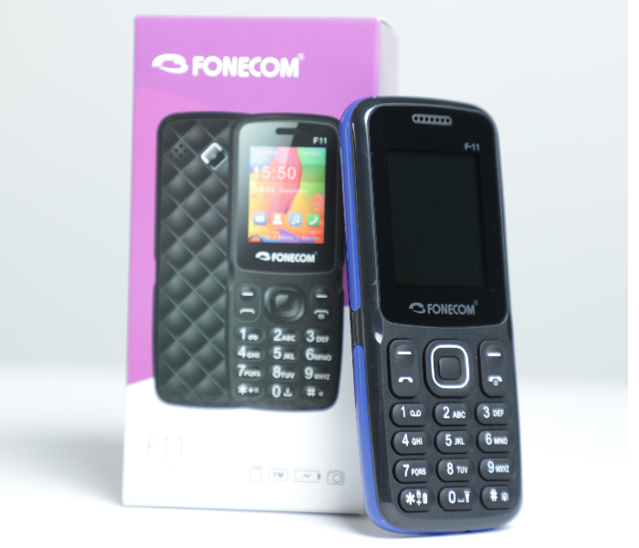 Fonecom F11 Dual Sim Base Phone - Blue and Black - Zoom Image 1