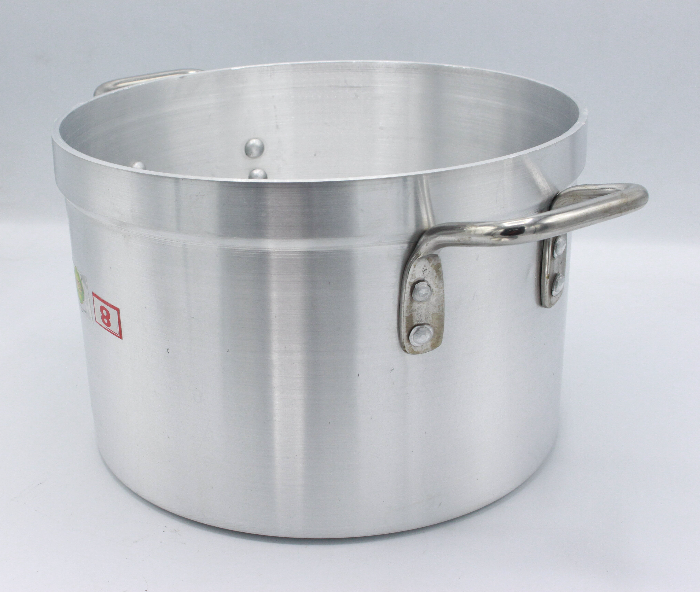 Gitco GIT2890 17x31cm Aluminium Stew Pot -Silver - Zoom Image 2