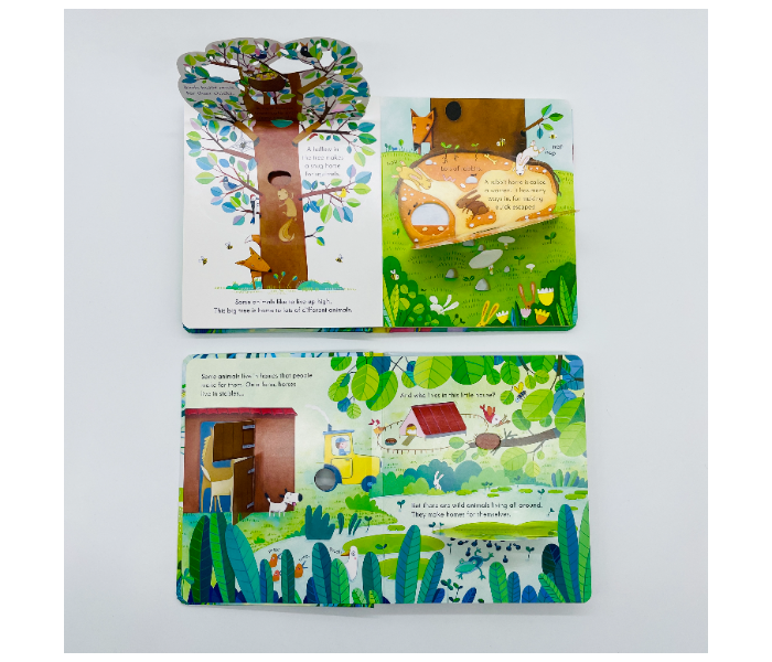 Peep Inside Animal Homes Kids Book by Usborne Publisher - Zoom Image 5