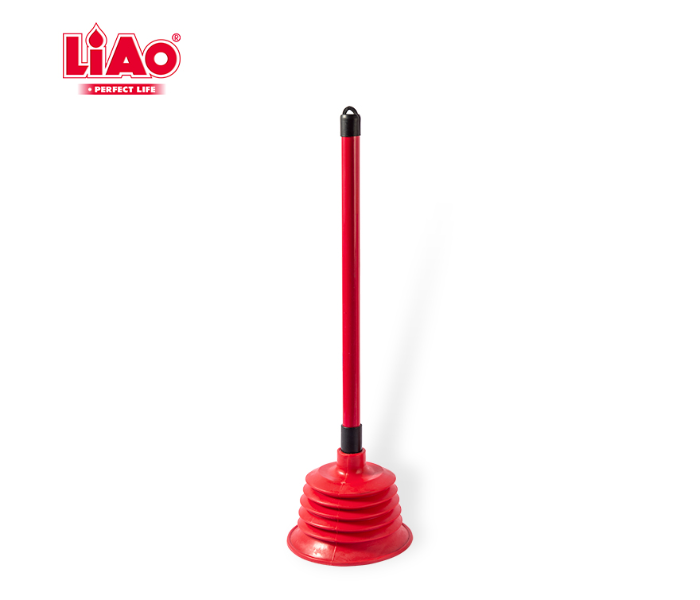 Liao 67390 Toilet Cleaning Plunger H130004 - Red - Zoom Image