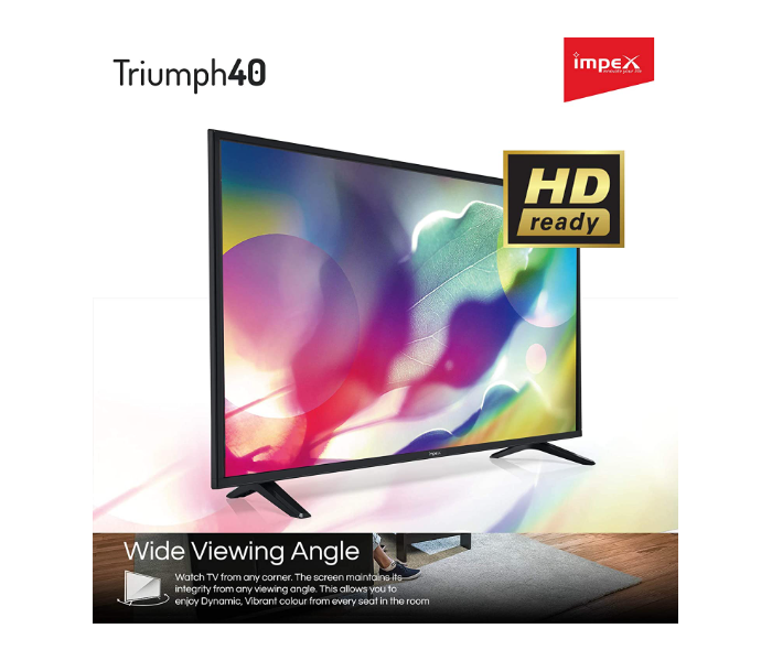 Impex TRIUMPH 40 Inch HD LED Smart TV - Black - Zoom Image 2