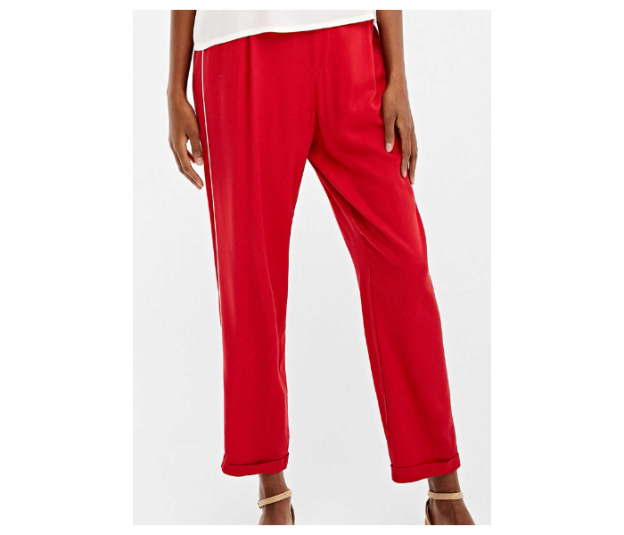 Springfield 683682865 Size 44 Cotton Pant for Women - Red - Zoom Image 1