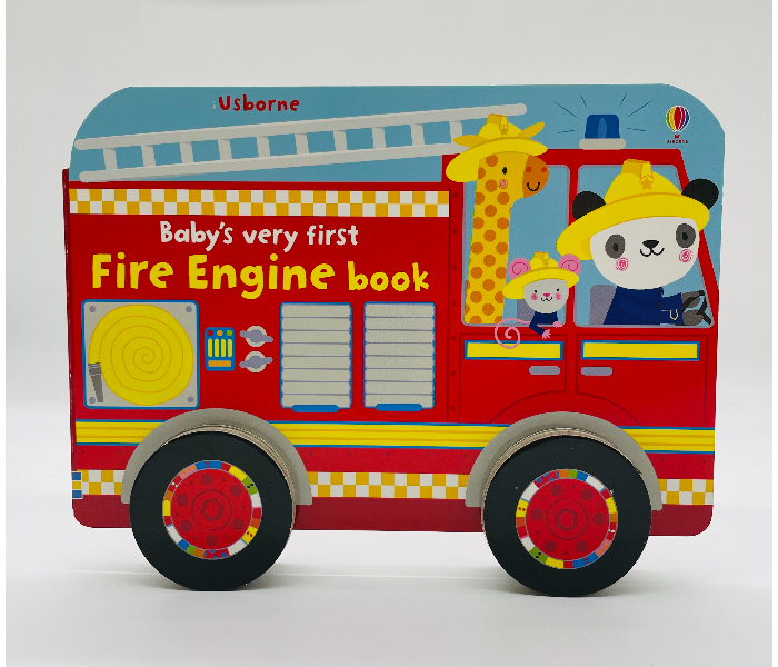 Babys Very First Fire Engine Book Published by Usborne - Zoom Image 1