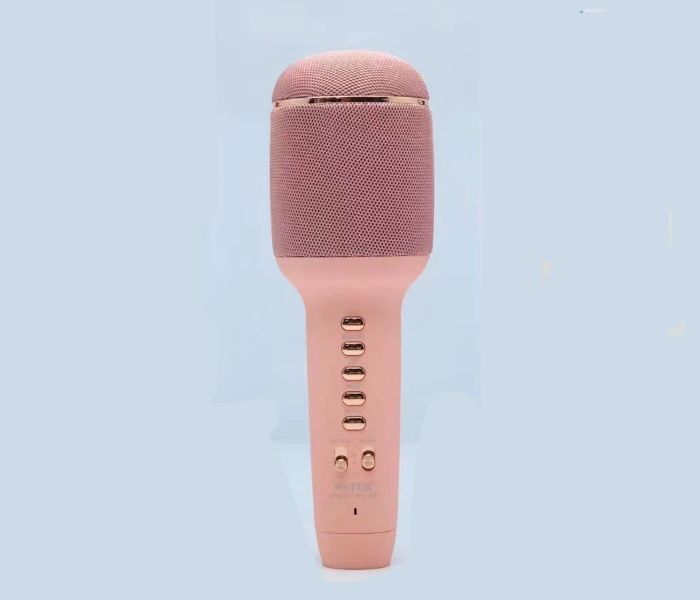 WSTER WS-900 Wireless Kids Karaoke Microphone with Speaker - Rose Gold - Zoom Image