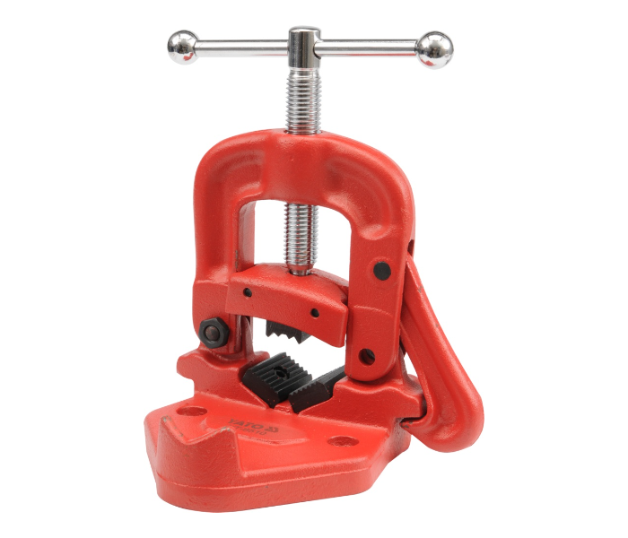 Yato YT-6512 3 Inch Bench Pipe Vice - Red - Zoom Image