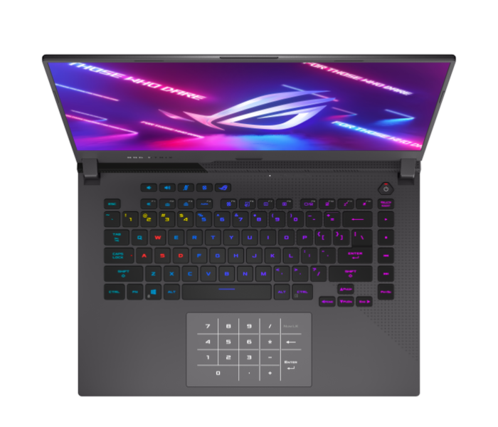 Asus Rog Strix G15 G513QE-HN019T 15.6Inch AMD Ryzen R7-5800H 16GB RAM 1TB SSD 4GB RTX 3050TI Windows 10 - Black - Zoom Image 3