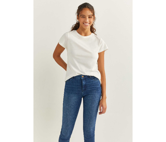 Springfield 684922915 Size 36 Jeans for Women - Medium Blue - Zoom Image 1