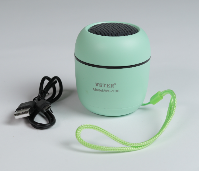 WSTER WS-Y06 Wireless Stereo Speaker - Green - Zoom Image 3