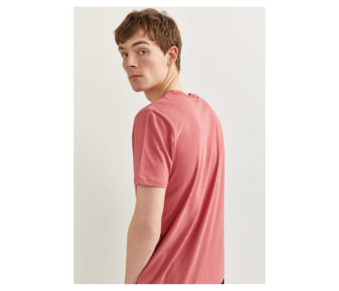 Springfield 712204771 Large Basic T-Shirt for Men - Pink - Zoom Image 3