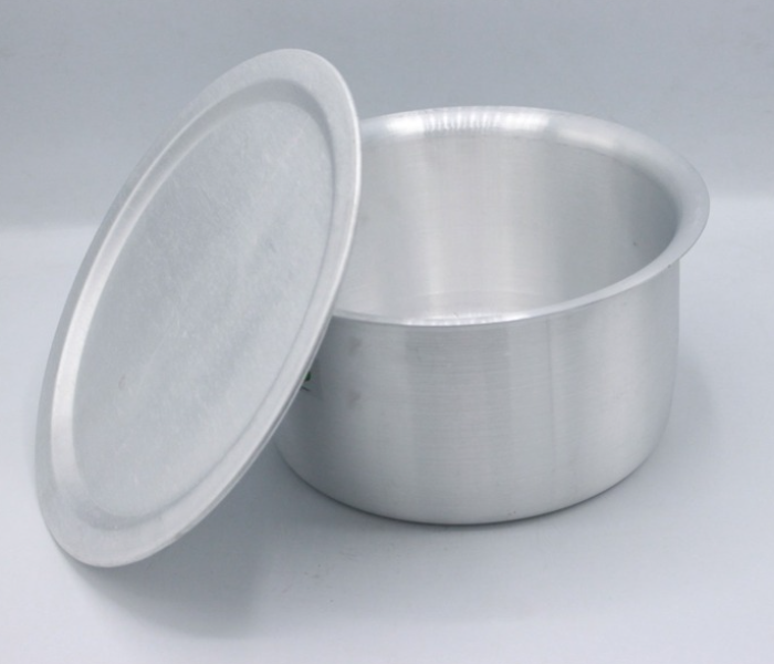 Gitco GIT2559 18 Aluminium Pot With Lid-Silver - Zoom Image 2