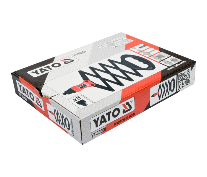 Yato YT-36060 Cr-Mo Steel Lazy Tongue Riveter - Black and Red - Zoom Image 3