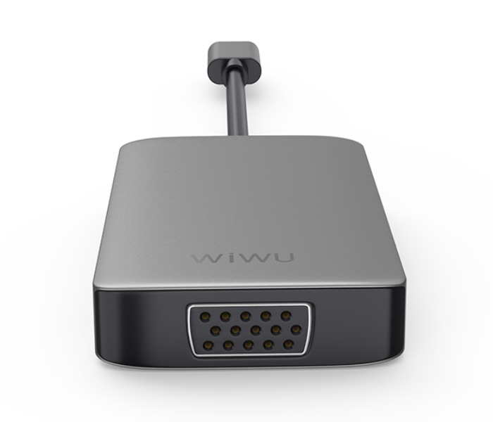 Wiwu A513HVPG 5 In 1 USB-C Hub - Grey - Zoom Image 4