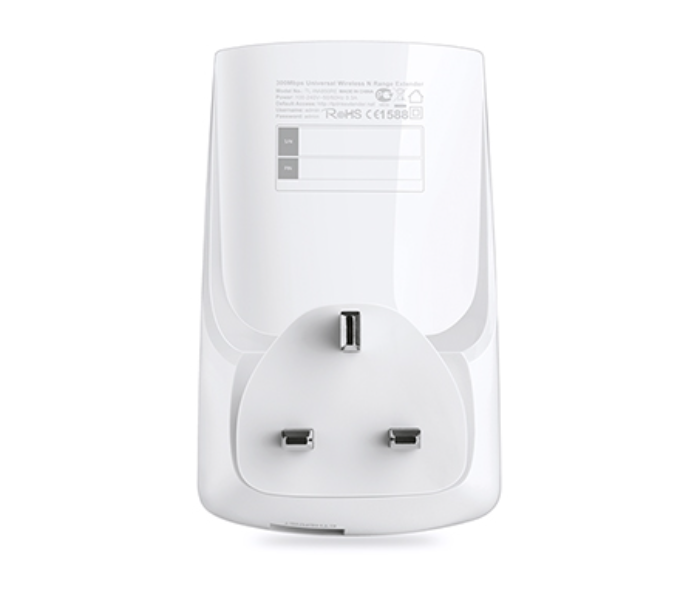 TP-Link TL WA850RE 300Mbps Universal WiFi Range Extender - White - Zoom Image 3