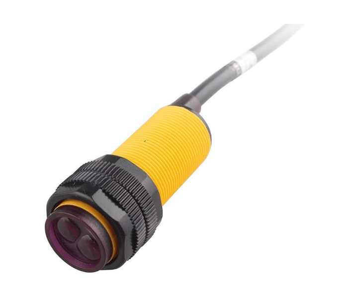 Adjustable E18-D80NK Infrared Sensor Switch -Yellow And Black - Zoom Image 2