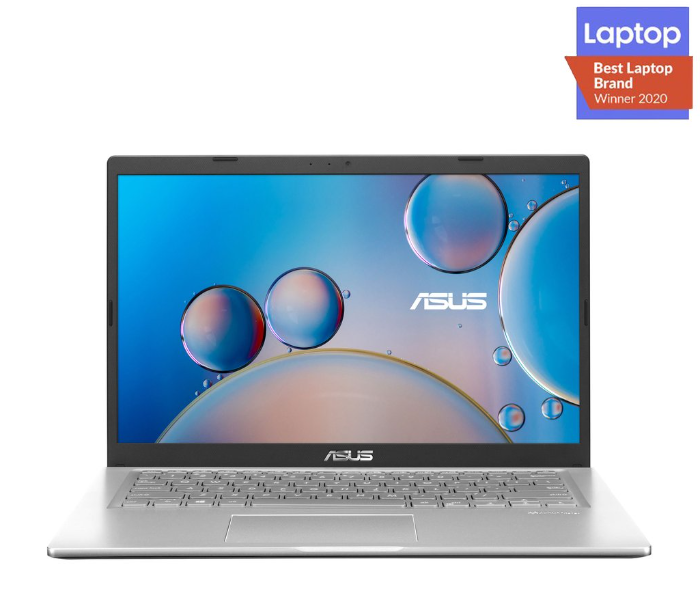 Asus X515EA-BR1009T 15.6 Inch HD Intel Core i3 1115G4 Processor 4GB RAM 256GB SSD Intel UHD Graphics Windows 10 Bluetooth - Silver - Zoom Image 1