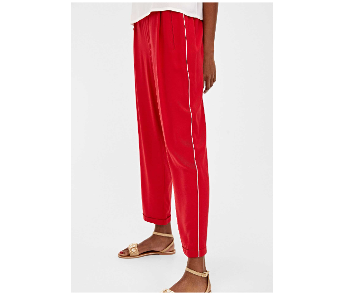 Springfield 683682865 Size 36 Cotton Pant for Women - Red - Zoom Image 2