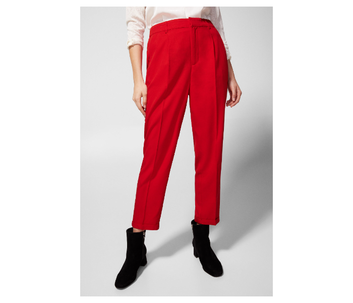 Springfield 683594564 Size 42 Cotton Pant for Women - Red - Zoom Image 1