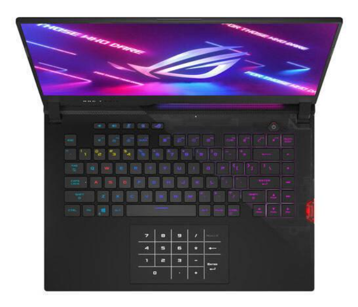 Asus ROG Strix SCAR G533QS-HF123TS Gaming Laptop 15.6 Inch FHD AMD Ryzen 9 5900HX Processor 32GB RAM 2TB SSD 16GB Nvidia GeForce RTX 3080 Graphics Windows 10 - Black - Zoom Image 2