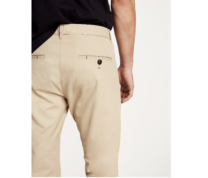 Springfield 155345351 Size 36 Chinos for Men - Beige - Zoom Image 3