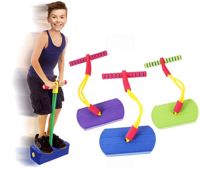 Fun Children Crazy Rubber Jumping Stilts Foam Bouncing Toy for Kids  - Zoom Image 4