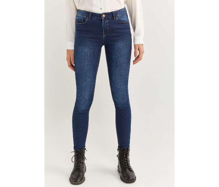 Springfield 684729315 Size 34 Basic Denim for Women - Medium Blue - Zoom Image 1