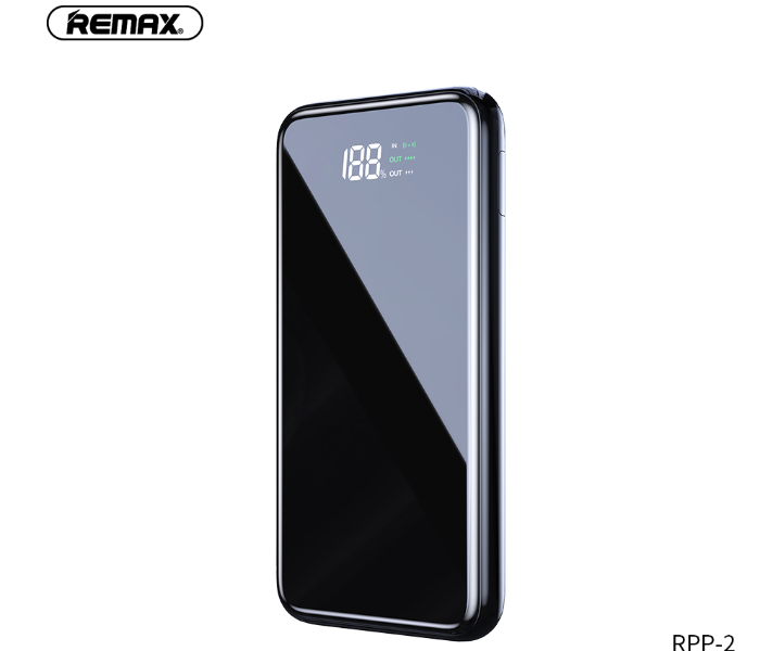 Remax RPP-2 Sinyo Series 10000mAh 18W Wireless Fast Charging Power Bank - Blue - Zoom Image 1