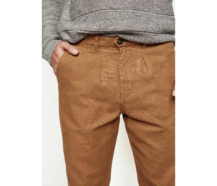 Springfield 155354232 Size 36 Chinos for Men - Light Brown - Zoom Image 3