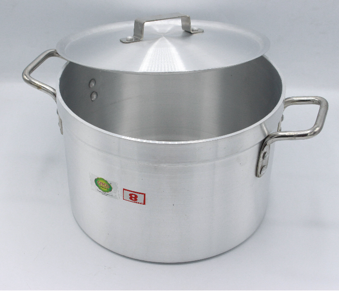 Gitco GIT2890 17x31cm Aluminium Stew Pot -Silver - Zoom Image 3