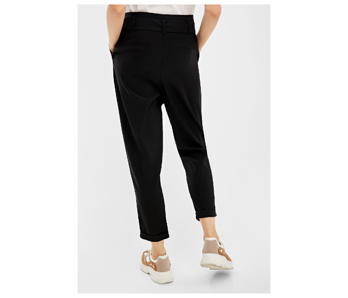 Springfield 683613501 Size 42 Cotton Pant for Women - Black - Zoom Image 3