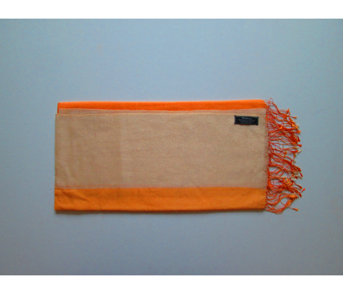 Style It STY-PS-CO Genuine Hand Woven Pashmina Shawl - Orange - Zoom Image 4