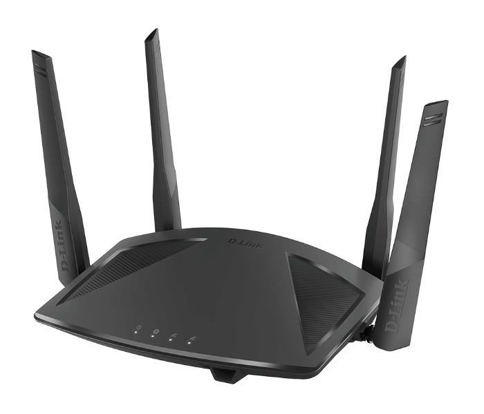 D Link DIR-X1860 Smart AX1800 Wi-Fi 6 Router - Black - Zoom Image 3