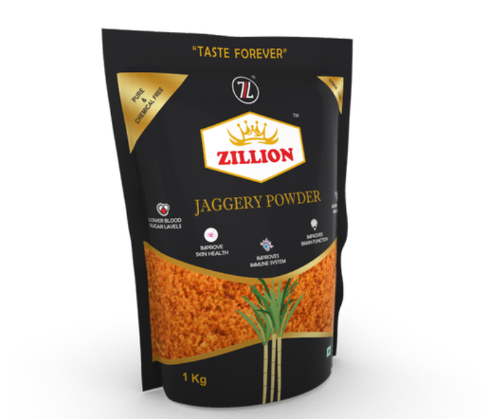 Zillion 1kg Natural Brown Jaggery Powder - Zoom Image