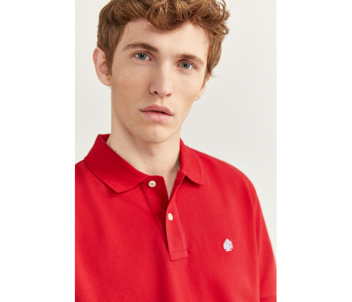 Springfield 855102260 Small Basic Polo Shirt for Men - Red - Zoom Image 2